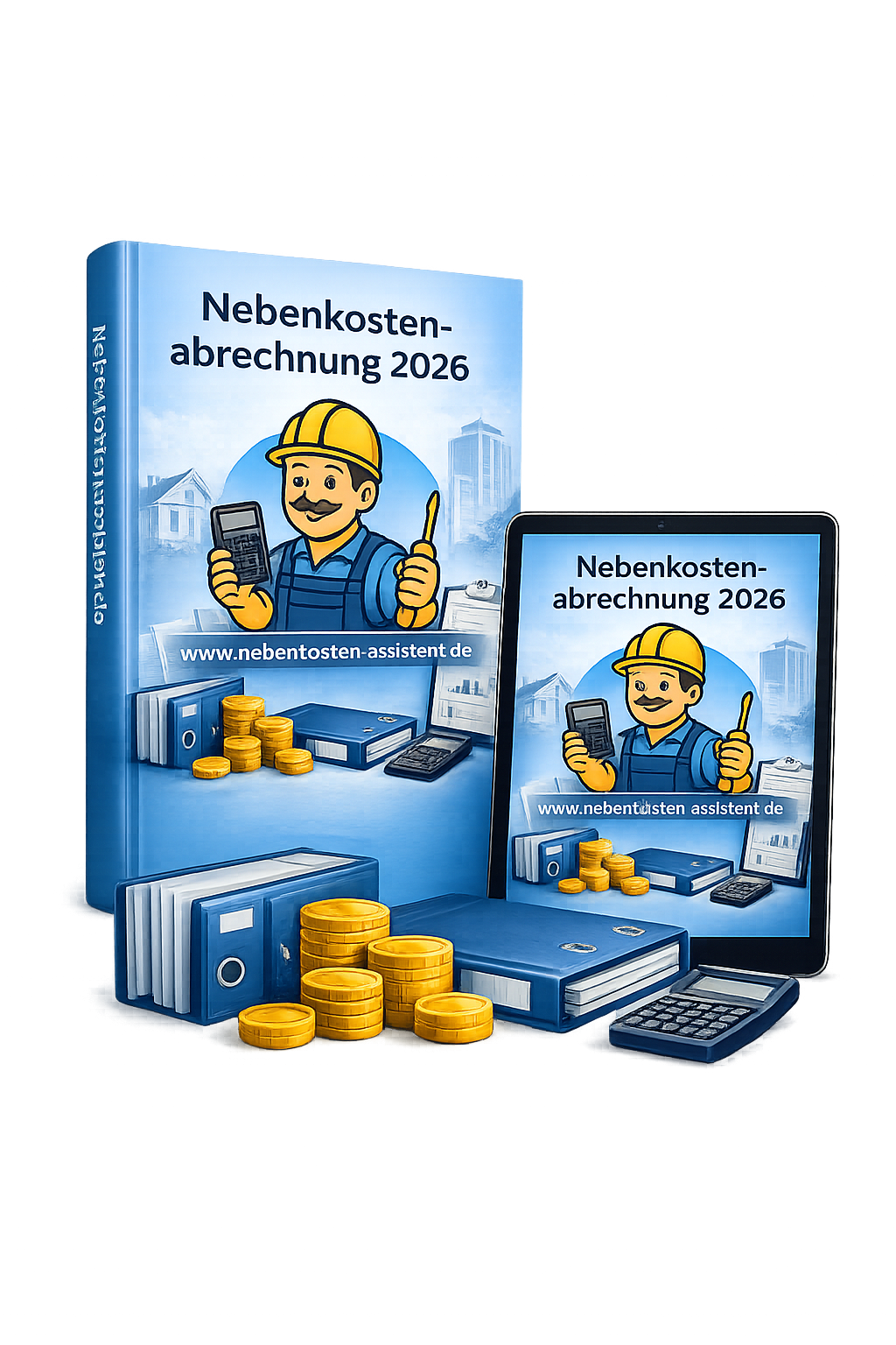 Nebenkosten-Leitfaden 2026 E-Book Cover – Kostenloser PDF Download für Vermieter